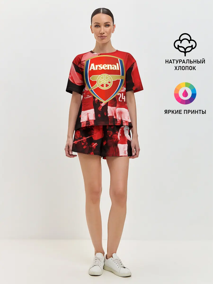 Женская пижама с шортами / Arsenal