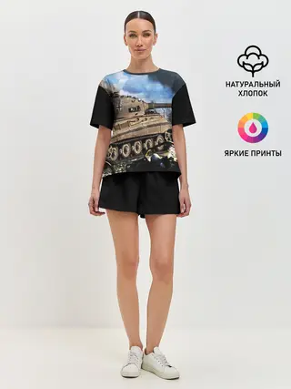 Женская пижама с шортами / ТАНК