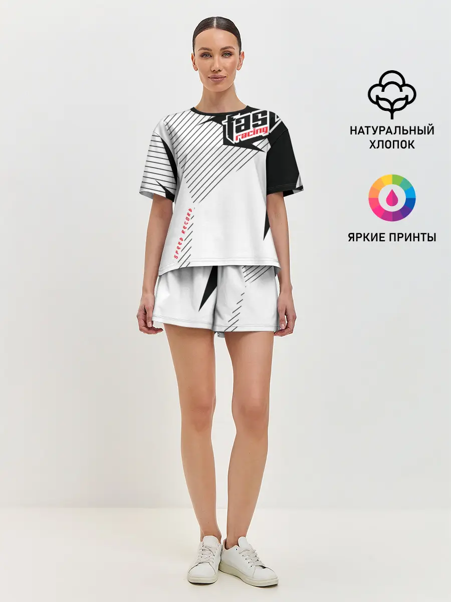 Женская пижама с шортами / Форма для мотокросса FOX