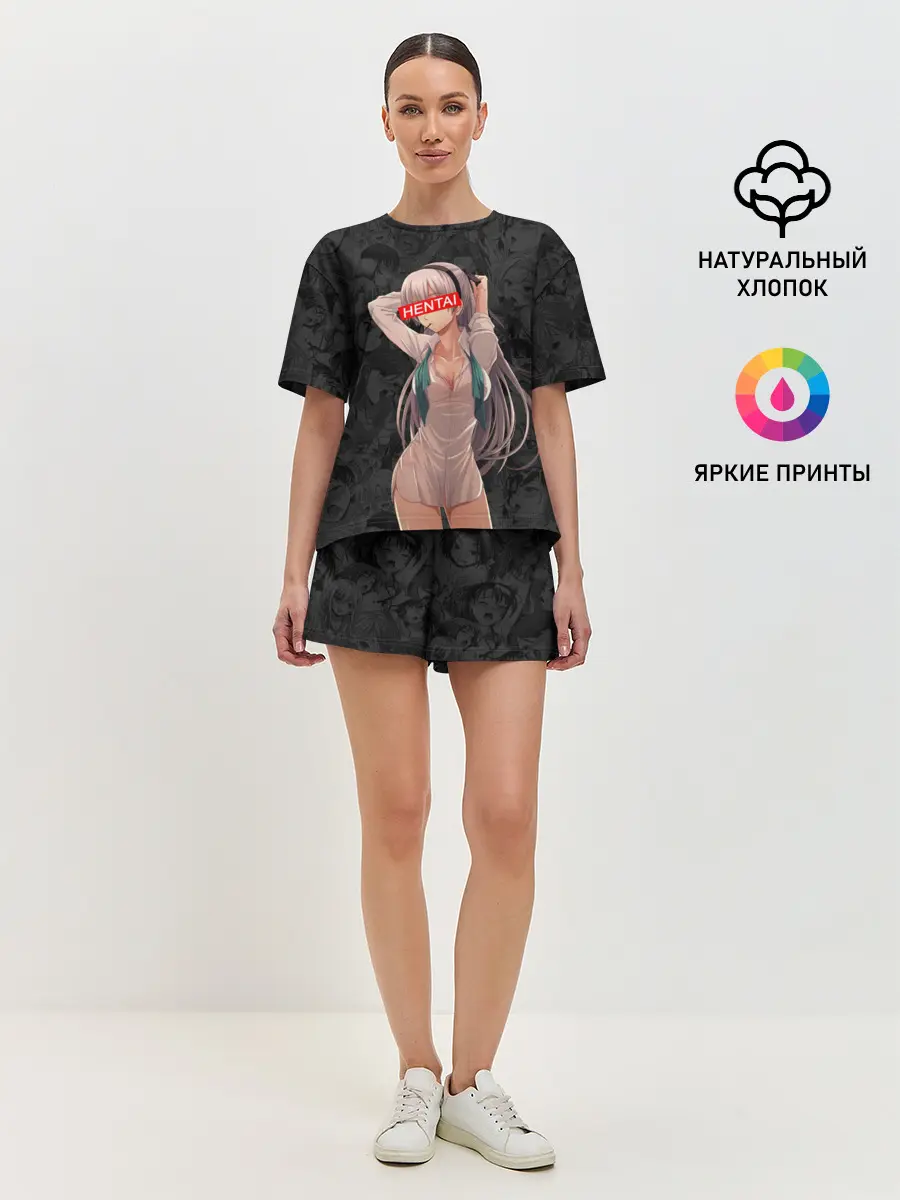 Женская пижама с шортами / HENTAI