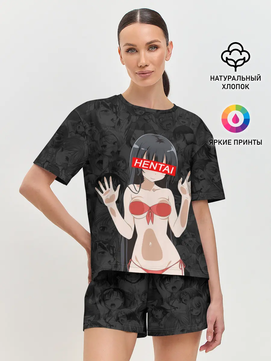 Женская пижама с шортами / HENTAI