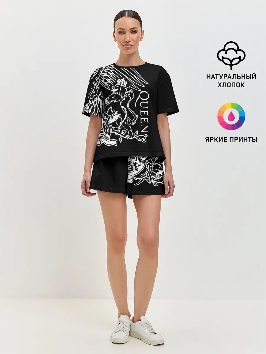 Женская пижама с шортами / Queen