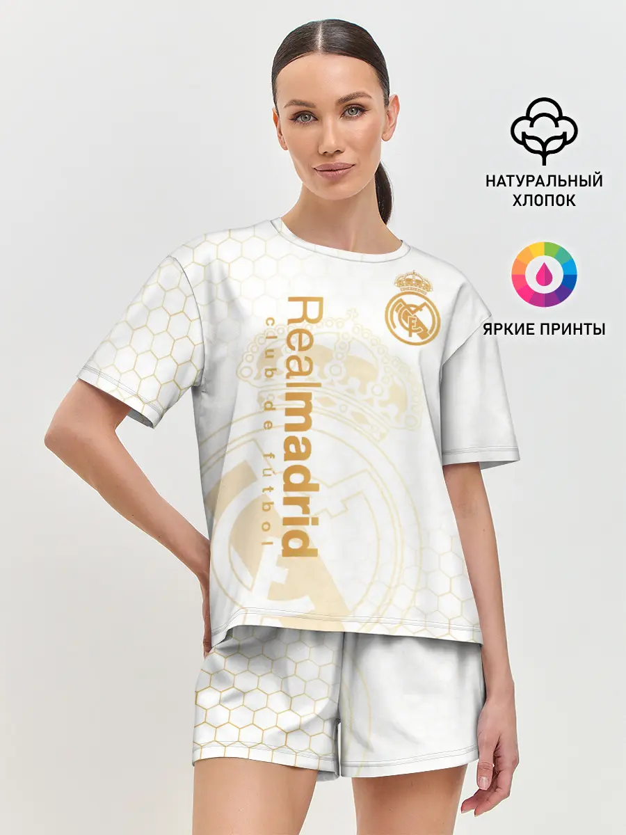 Женская пижама с шортами / Реал Мадрид