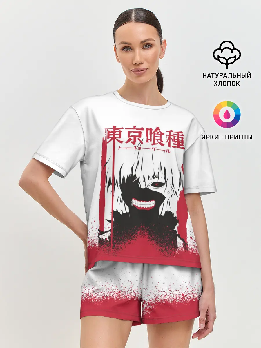 Женская пижама с шортами / ТОКИЙСКИЙ ГУЛЬ