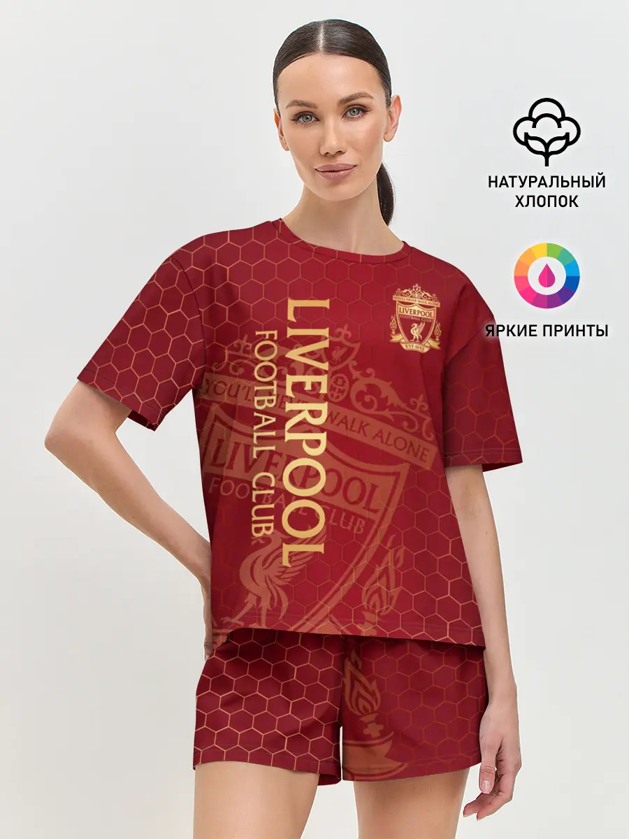 Женская пижама с шортами / Ливерпуль
