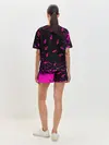 Женская пижама с шортами / KILLER QUEEN розовые кляксы