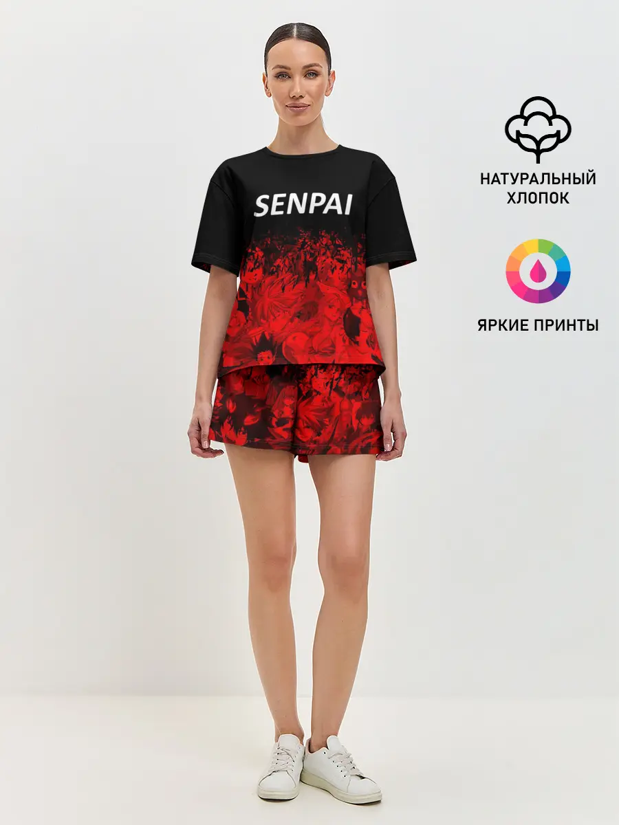 Женская пижама с шортами / Senpai