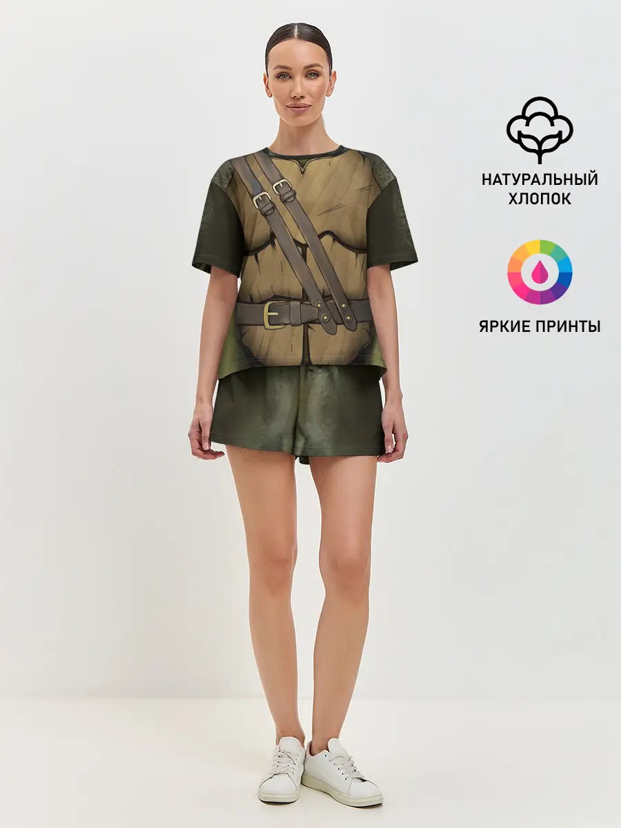 Женская пижама с шортами / Черепашка ниндзя