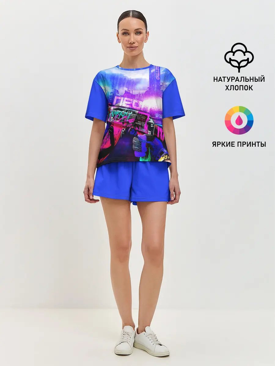 Женская пижама с шортами / CS GO:Неоновая Революция