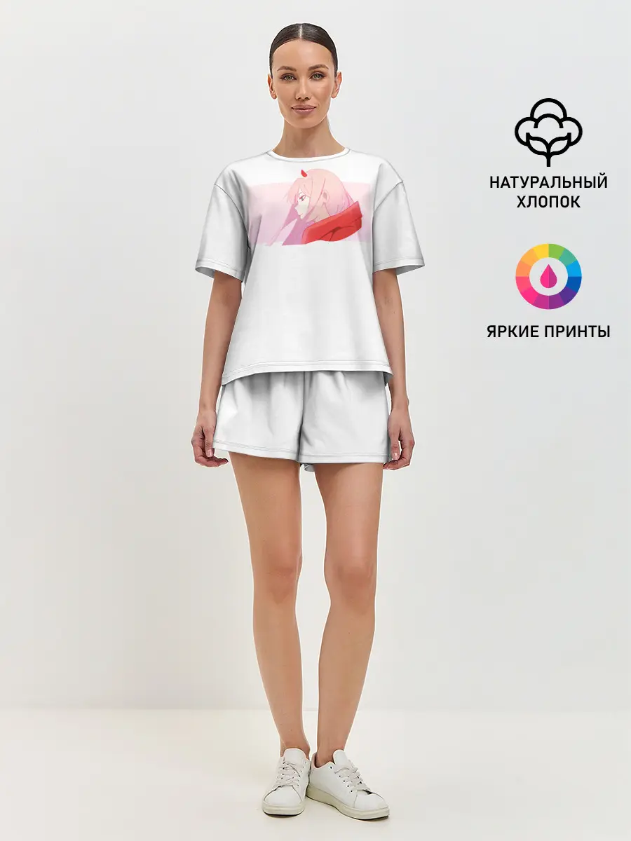 Женская пижама с шортами / Ноль два профиль