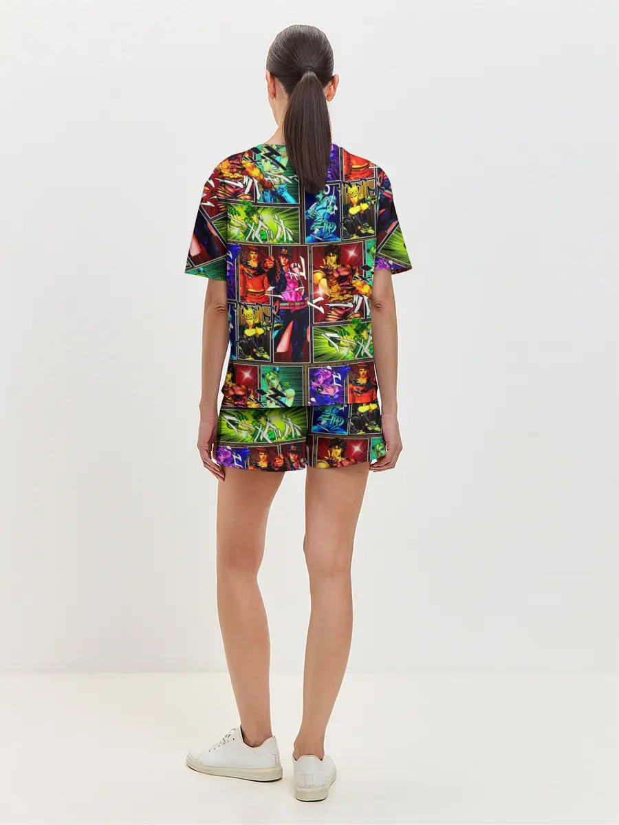 Женская пижама с шортами / Джоджо комикс