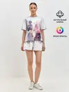 Женская пижама с шортами / Ноль два и Хиро