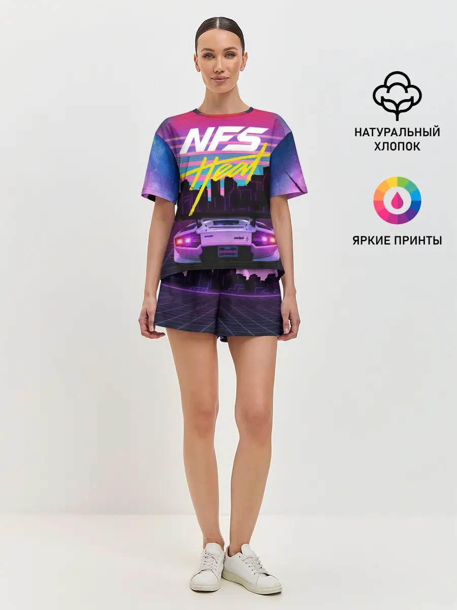 Женская пижама с шортами / Need For Speed Heat