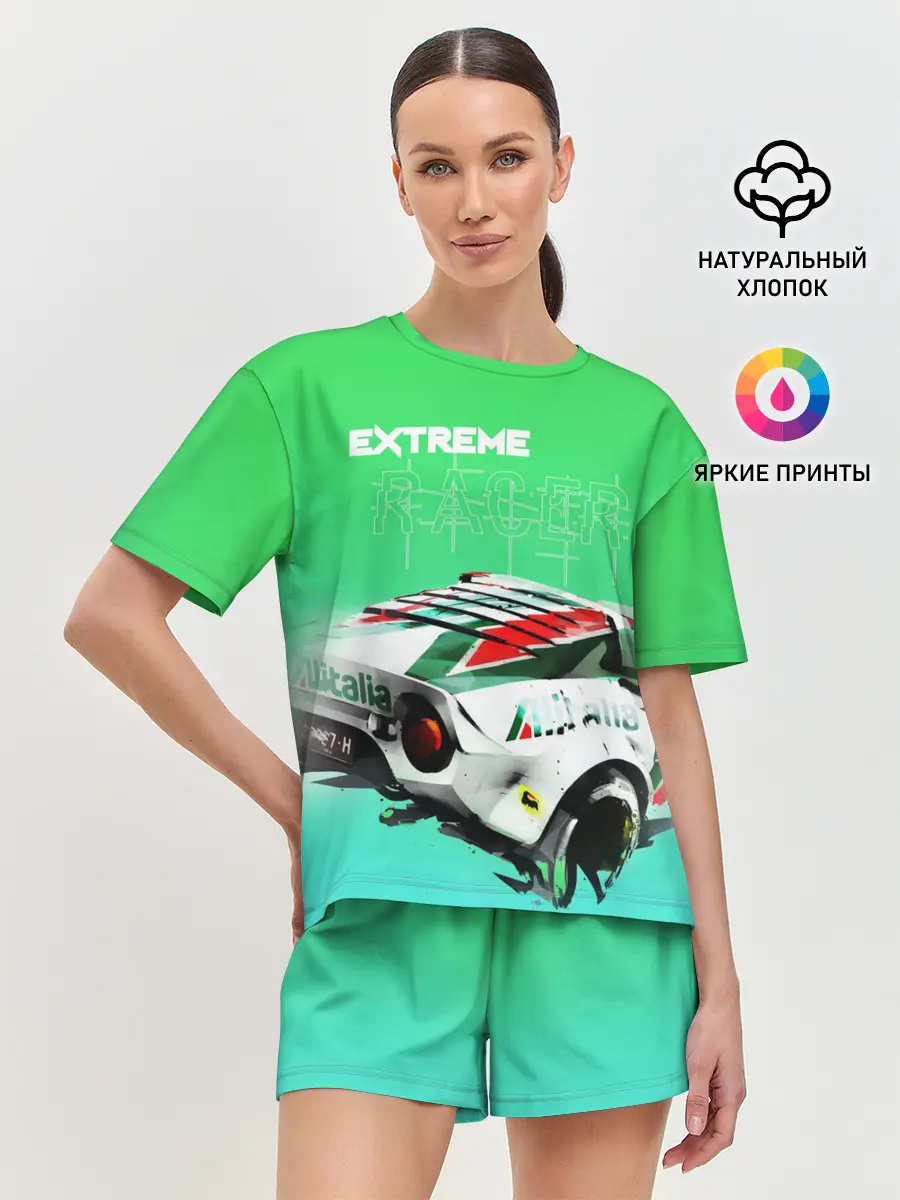 Женская пижама с шортами / Extrime Racer