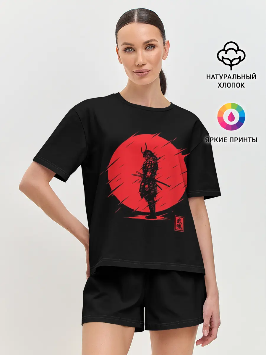 Женская пижама с шортами / Samurai