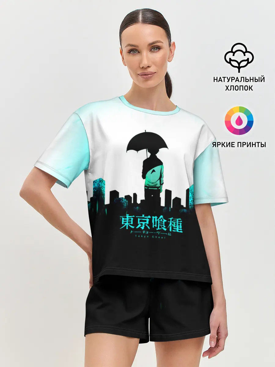 Женская пижама с шортами / Токийский гуль