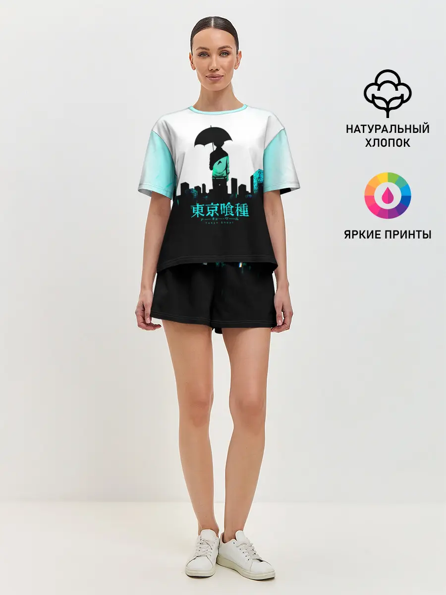 Женская пижама с шортами / Токийский гуль