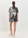 Женская пижама с шортами / Зебра