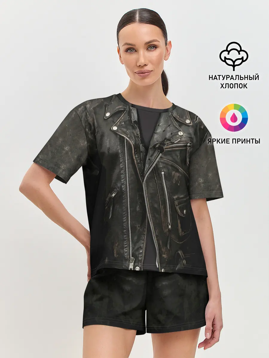 Женская пижама с шортами / Косуха терминатора