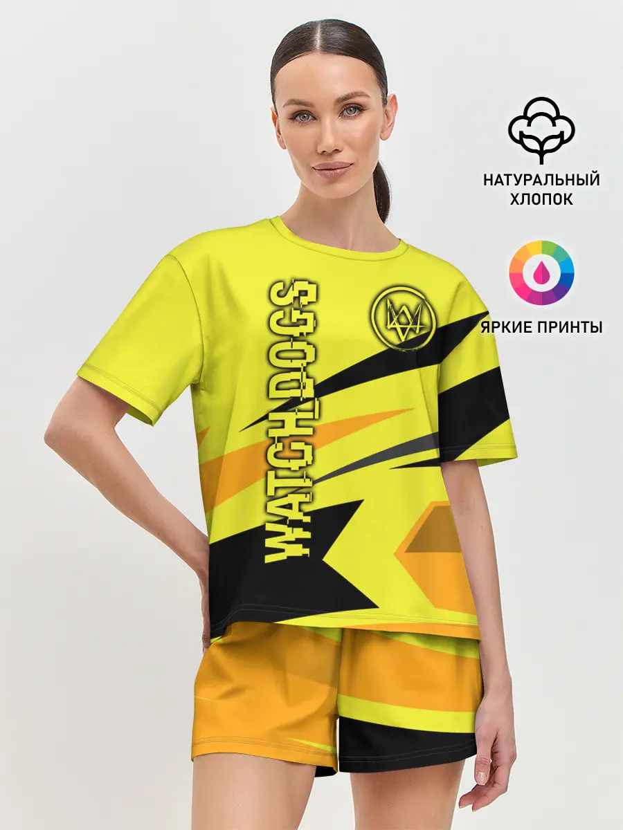 Женская пижама с шортами / WATCH DOGS