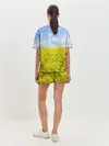 Женская пижама с шортами / Рапсовое поле
