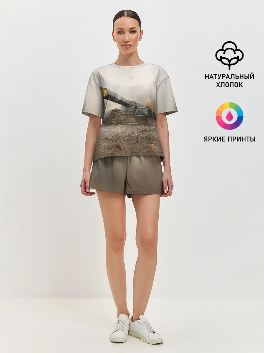 Женская пижама с шортами / Танки