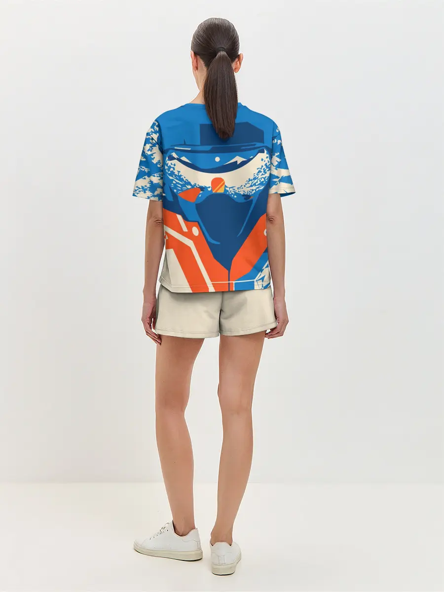 Женская пижама с шортами / SNOW BOAR DING