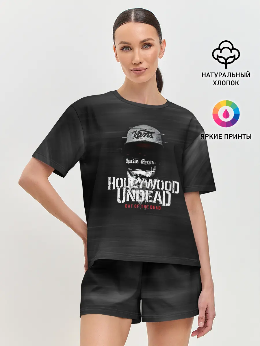 Женская пижама с шортами / Hollywood Undead