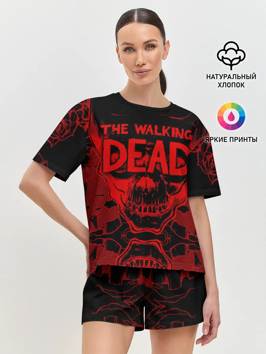 Женская пижама с шортами / The Walking Dead