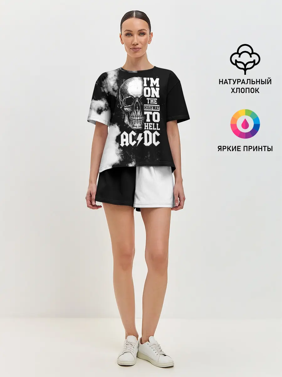 Женская пижама с шортами / AC/DC