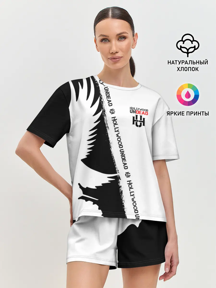 Женская пижама с шортами / Hollywood Undead