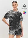 Женская пижама с шортами / Абстракция
