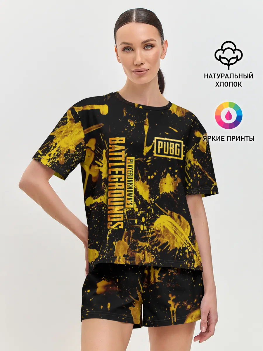 Женская пижама с шортами / PUBG