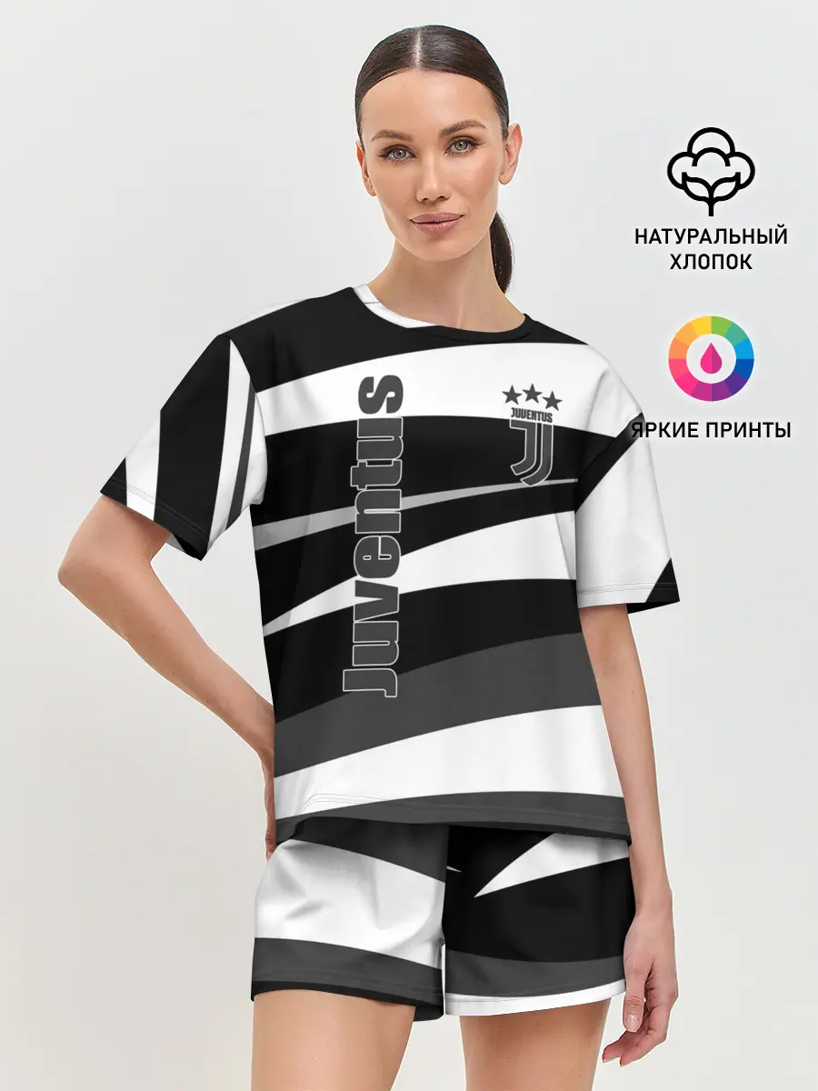 Женская пижама с шортами / Juventus