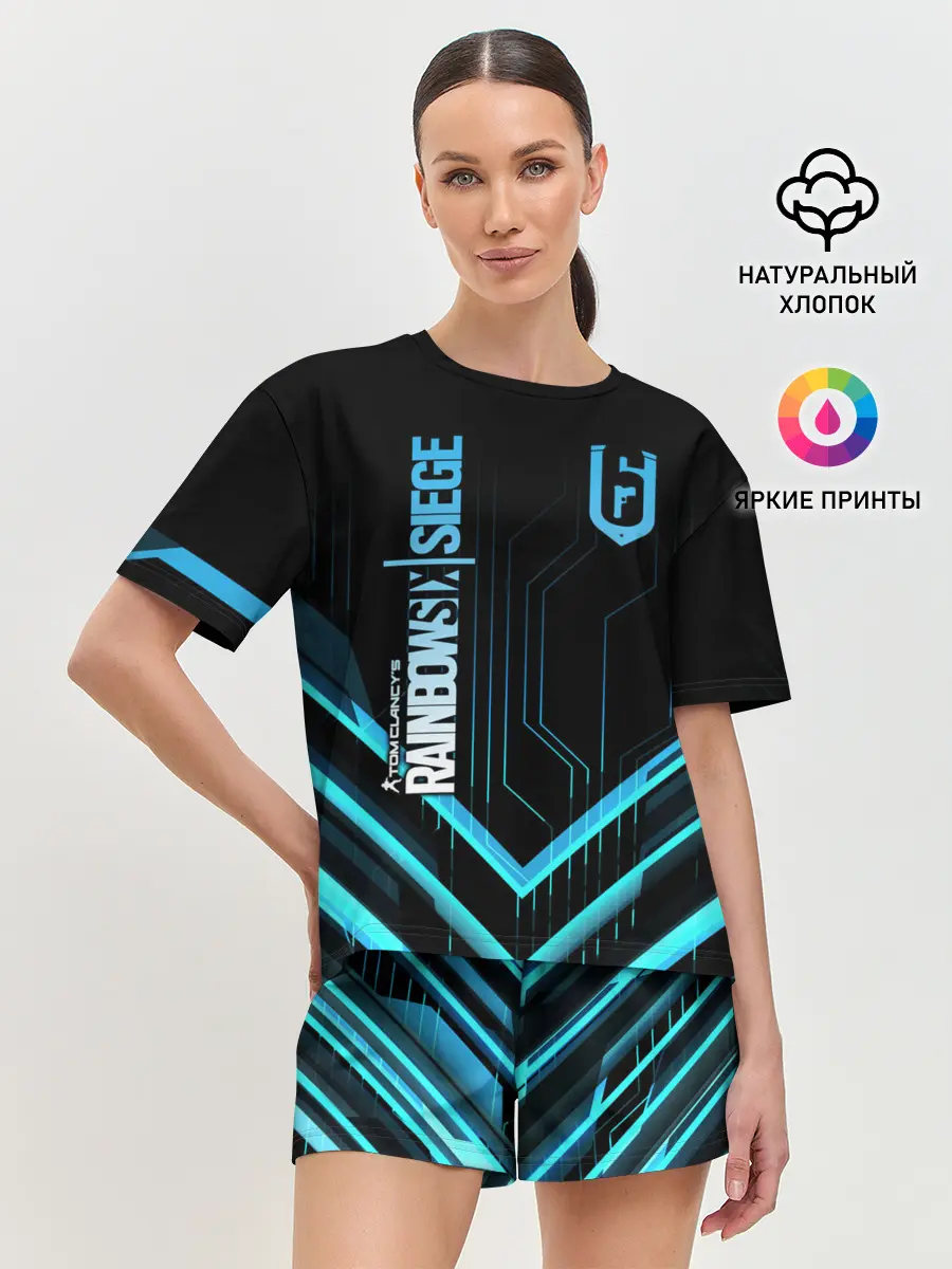 Женская пижама с шортами / Rainbow Six Siege