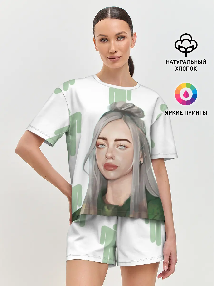 Женская пижама с шортами / BILLIE EILISH