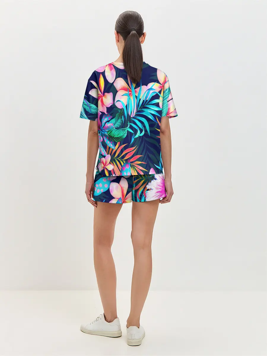 Женская пижама с шортами / TROPIC FLOWER