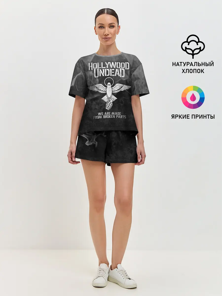 Женская пижама с шортами / Hollywood Undead