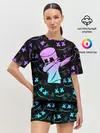 Женская пижама с шортами / FORTNITE x MARSHMELLO