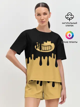Женская пижама с шортами / Bendy And The Ink Machine