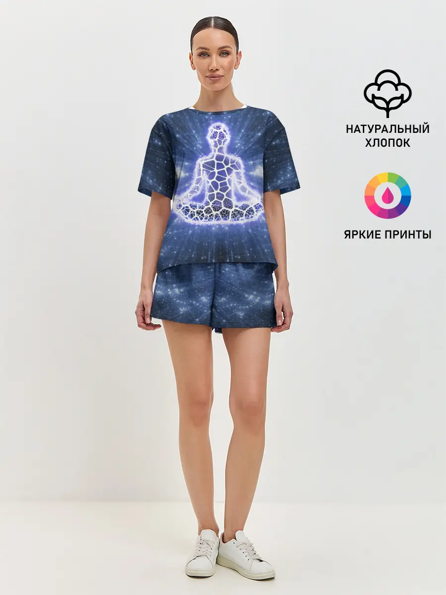 Женская пижама с шортами / Медитация