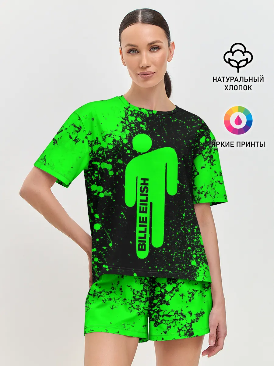Женская пижама с шортами / BILLIE EILISH