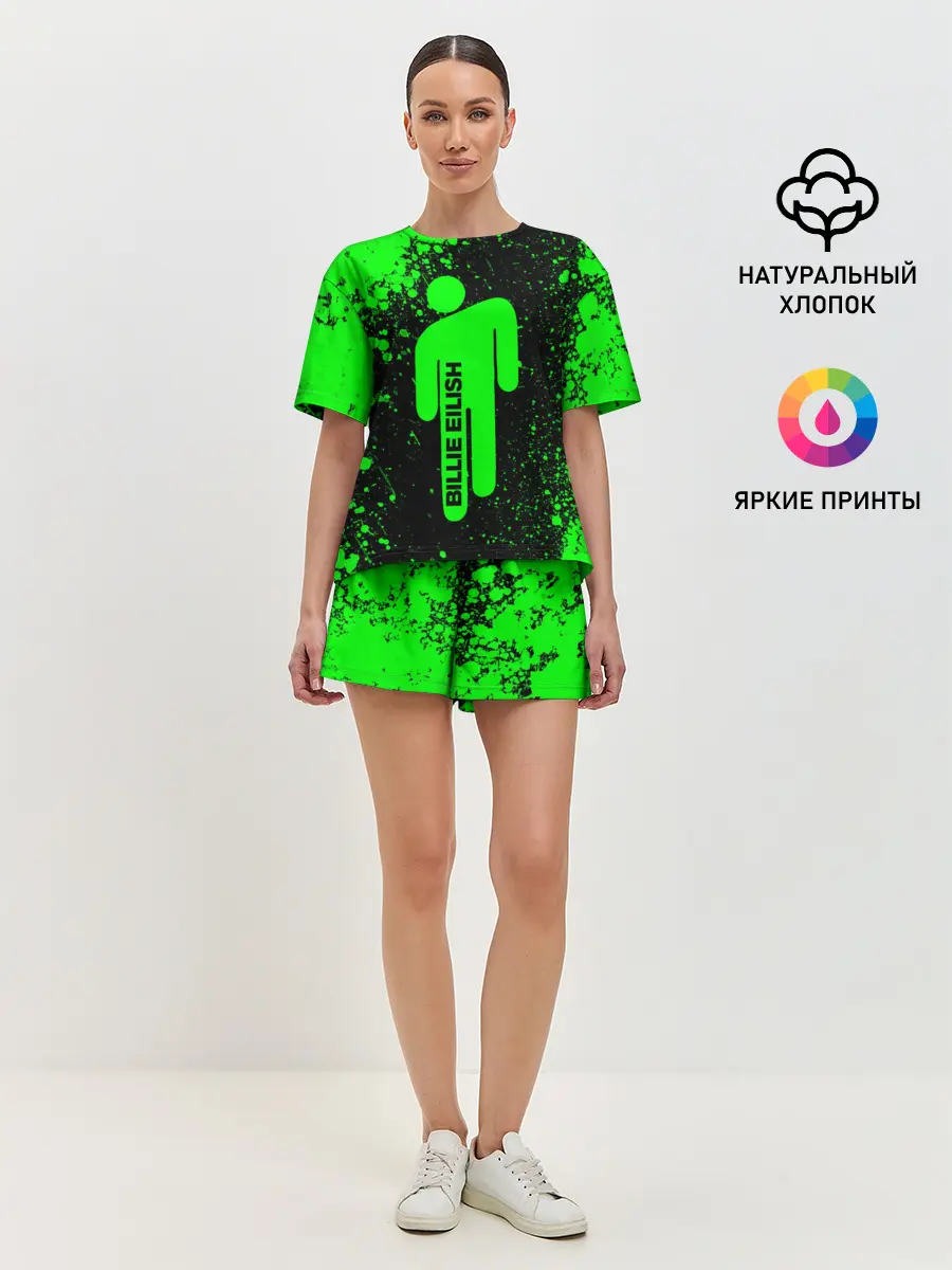 Женская пижама с шортами / BILLIE EILISH