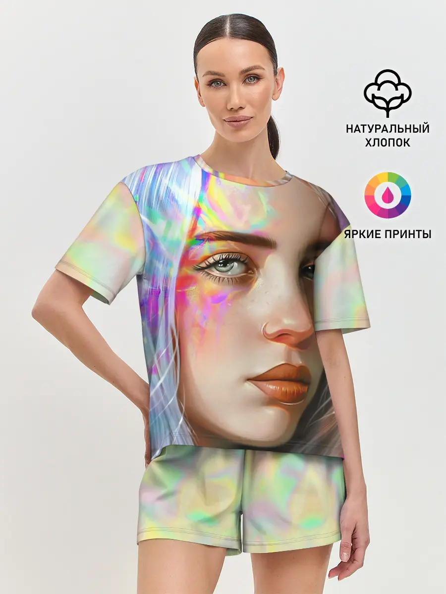 Женская пижама с шортами / Билли Айлиш