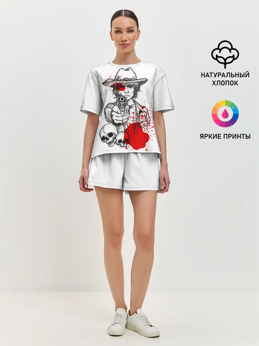 Женская пижама с шортами / The Walking Dead