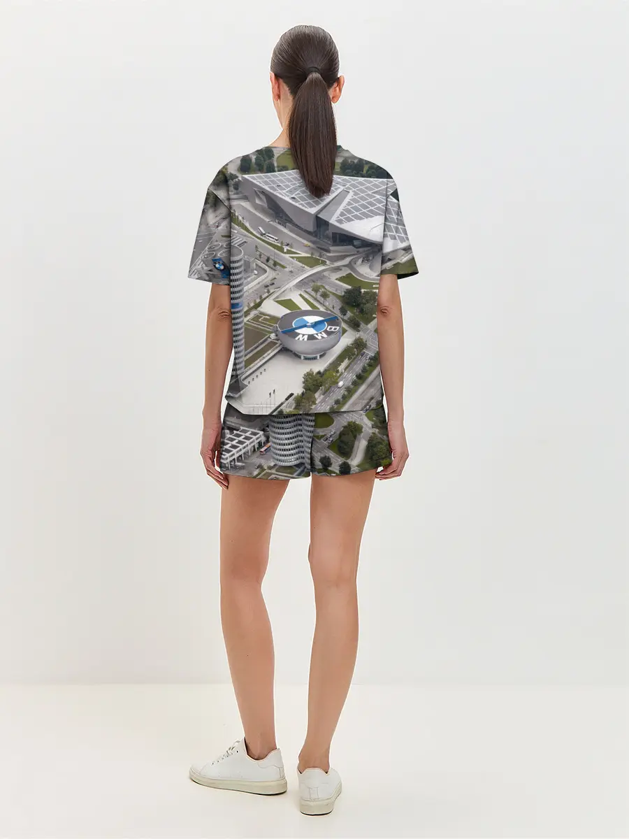 Женская пижама с шортами / BMW city
