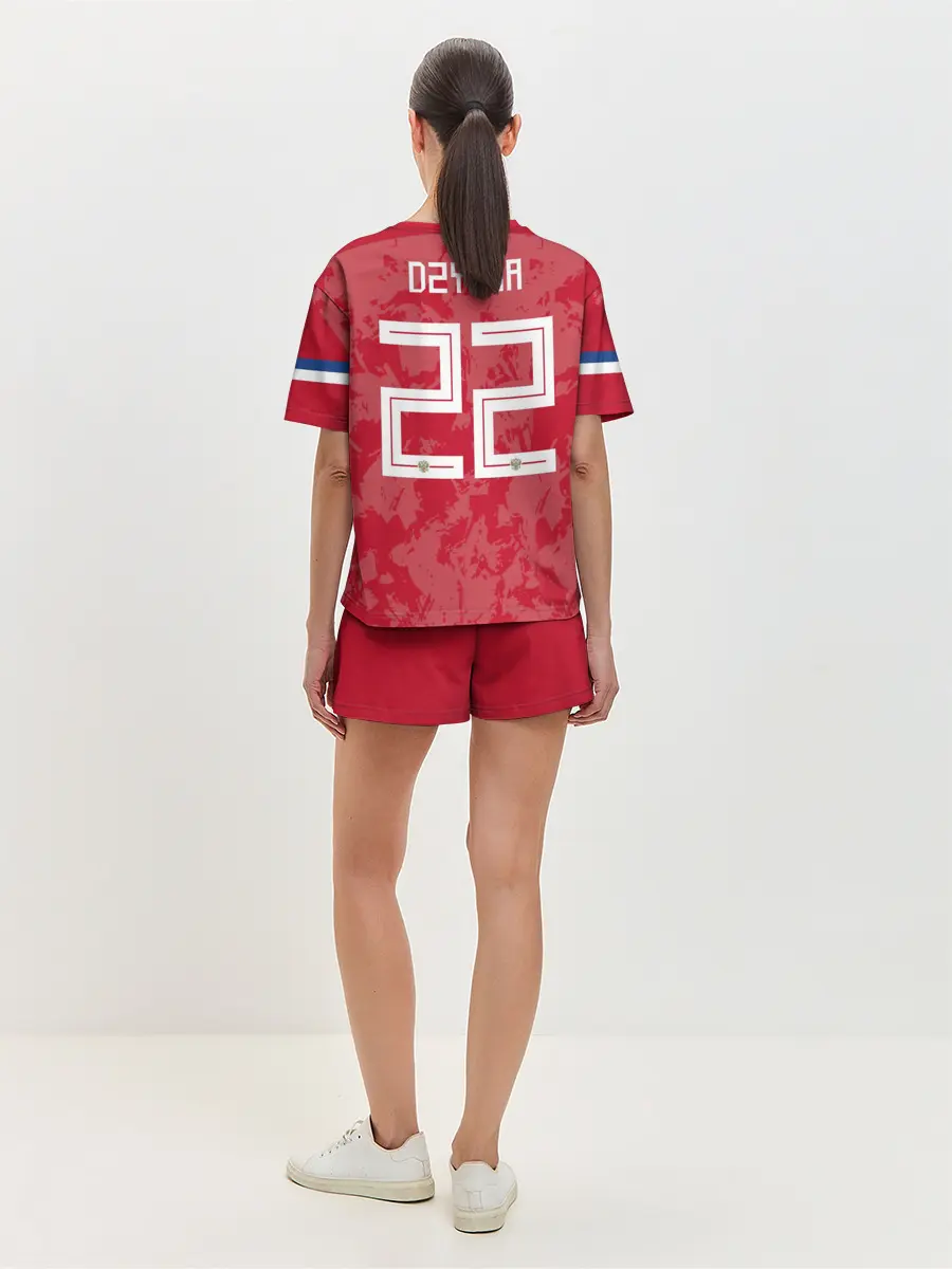Женская пижама с шортами / Dzyuba home EURO 2020