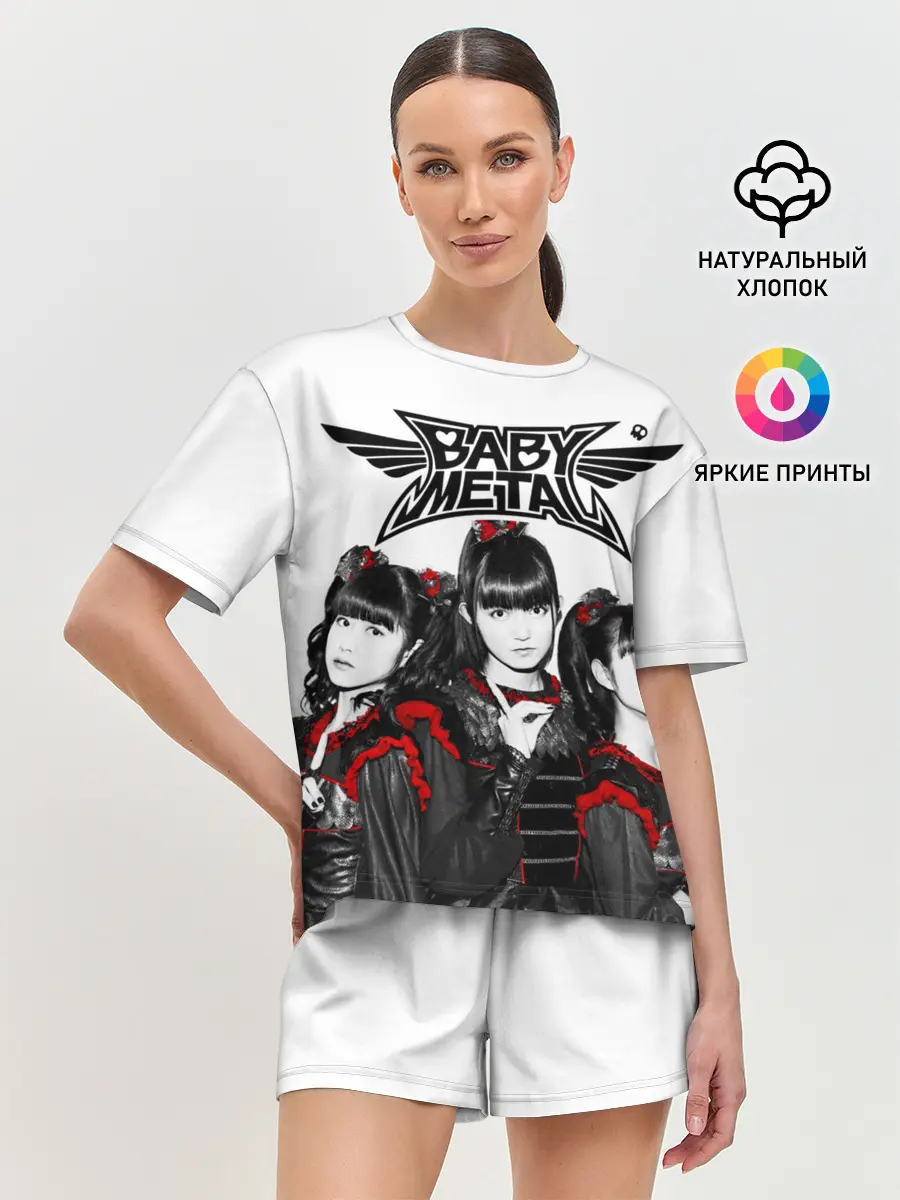 Женская пижама с шортами / BABYMETAL