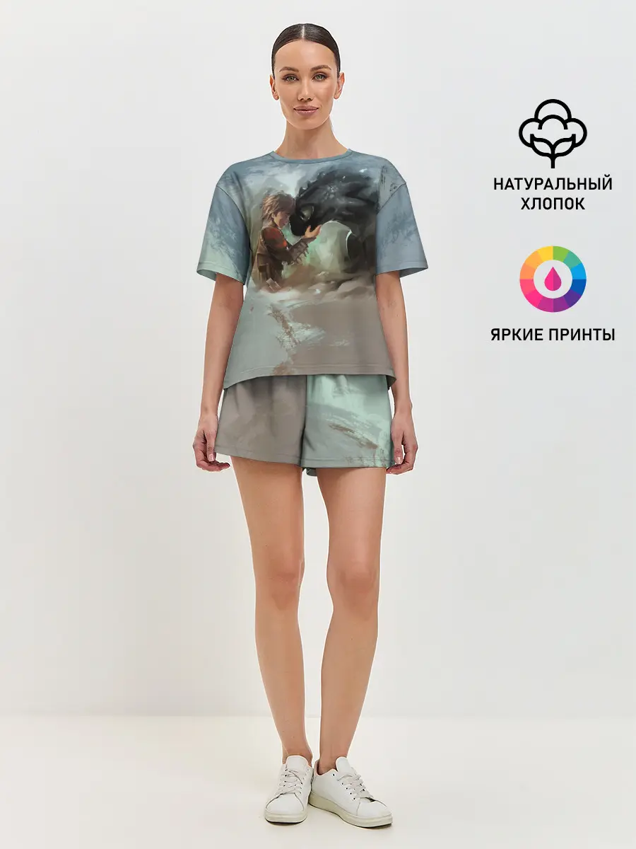 Женская пижама с шортами / Верные друзья