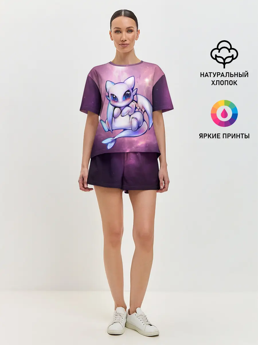 Женская пижама с шортами / дневная фурия